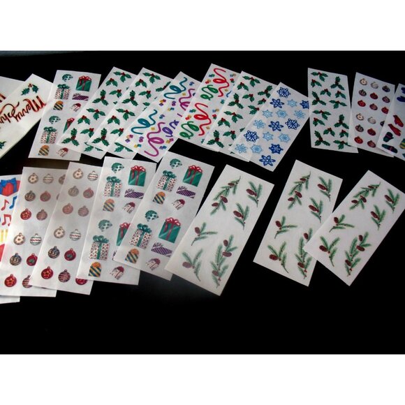 Creative Memories Stickers, Christmas,Confetti, Sledding, Winter Birthday, - Picture 11 of 11